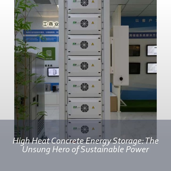 High Heat Concrete Energy Storage: The Unsung Hero of Sustainable Power